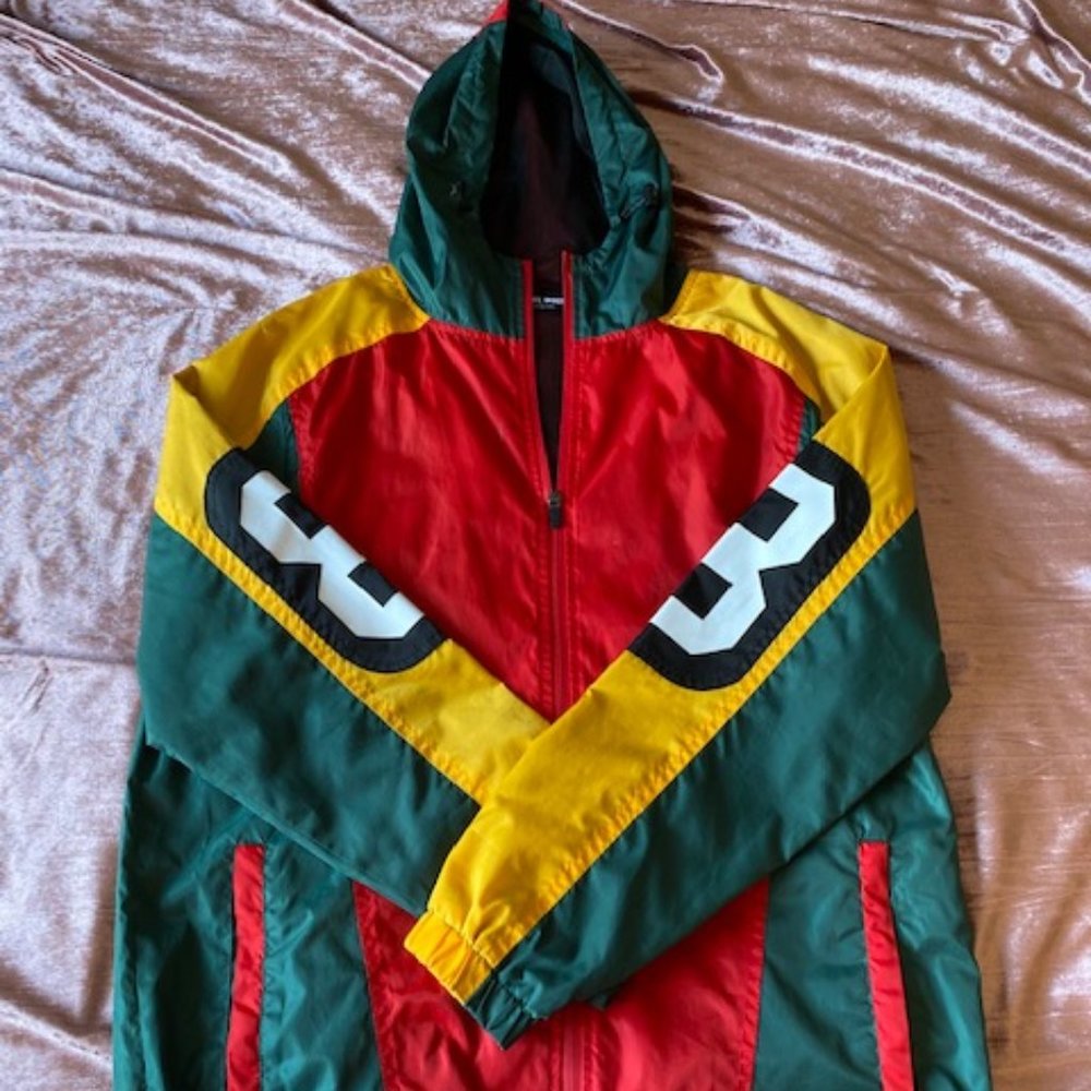 Multicolored Windbreaker